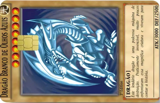 Yu-Gi-Oh! Blue Eyes White Dragon Card Skin