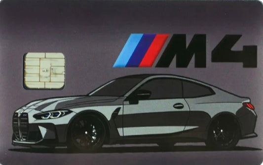 BMW M4 Card Skin
