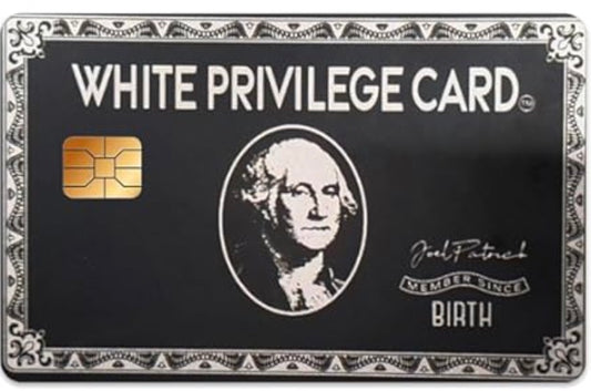 White Privilege Card Skin